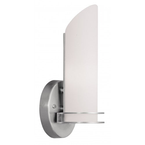 1 Light Brushed Nickel Bath Light/Wall Sconce Wall Sconce Livex