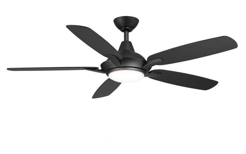 Solero Matte Black 52 inch ceiling fan Ceiling Fan Wind River