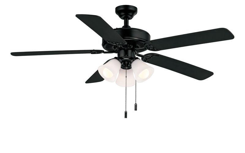 Dalton Nickel 52" 3-Light Uni Pack Ceiling Fan Wind River