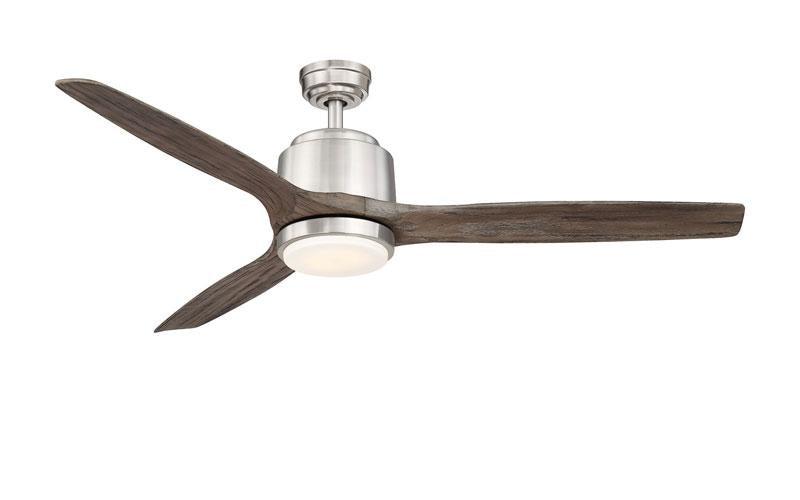 Reya 56 Inch Nickel Ceiling Fan Ceiling Fan Wind River