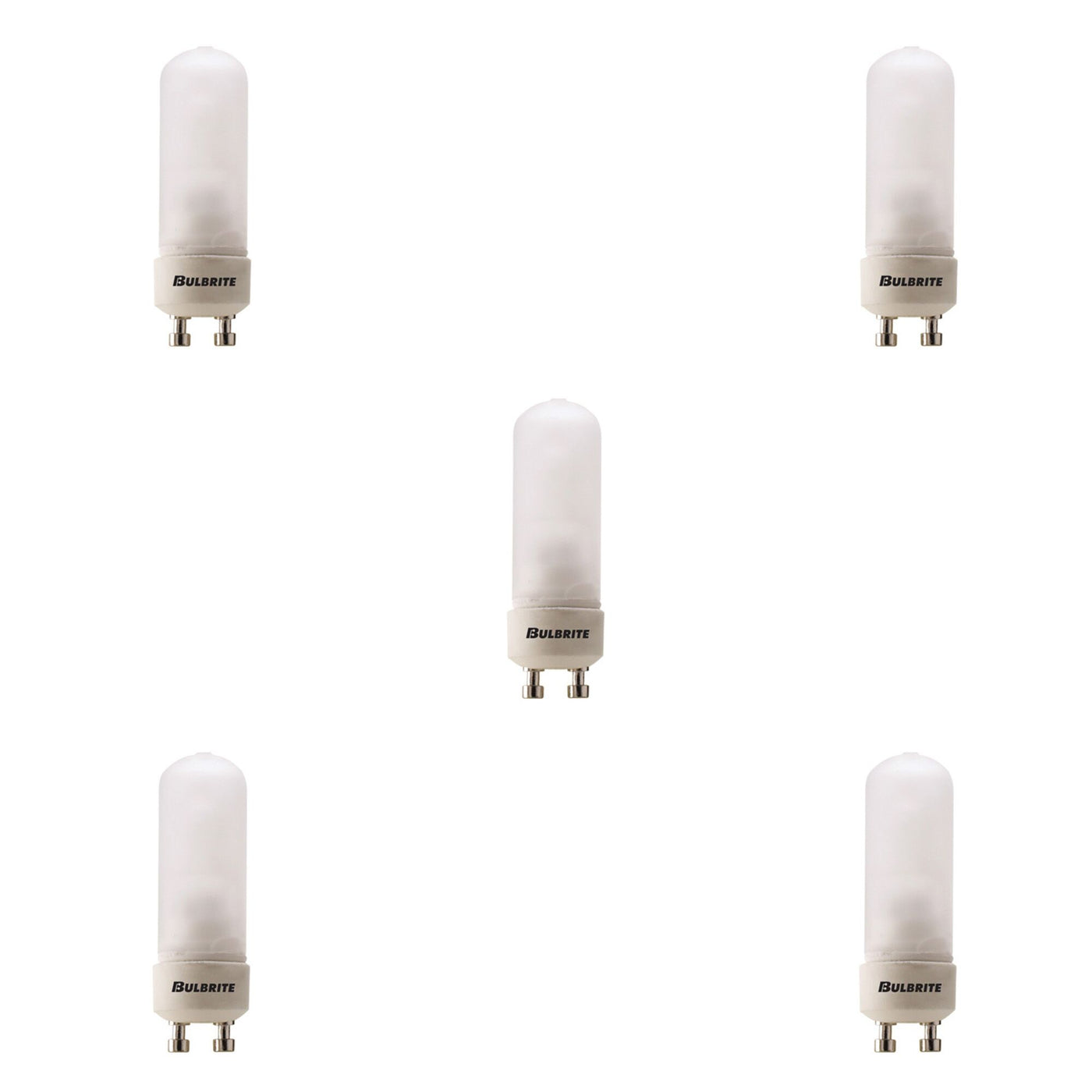 50W Djd Dbl-env. Frost GU10 120V-5PK Bulb Bulbrite