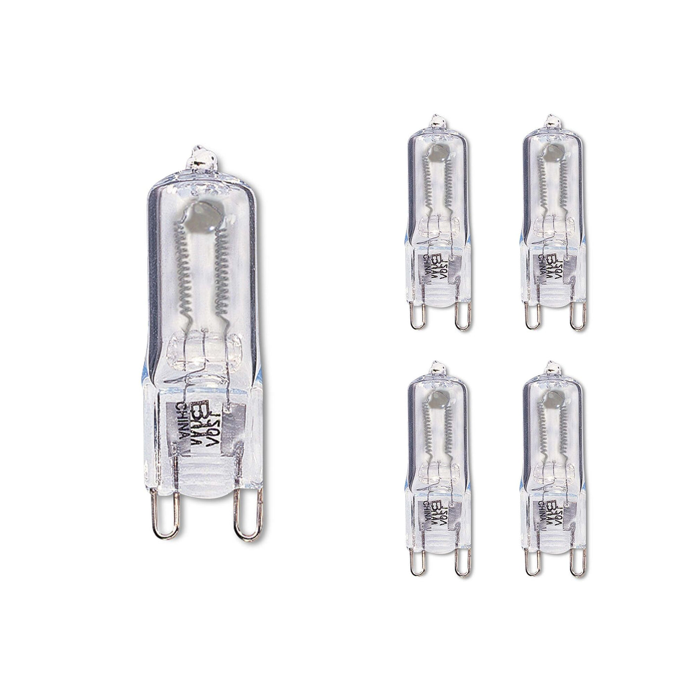 35W T4 Jcd Halogen Clear G9-5PK Bulb Bulbrite