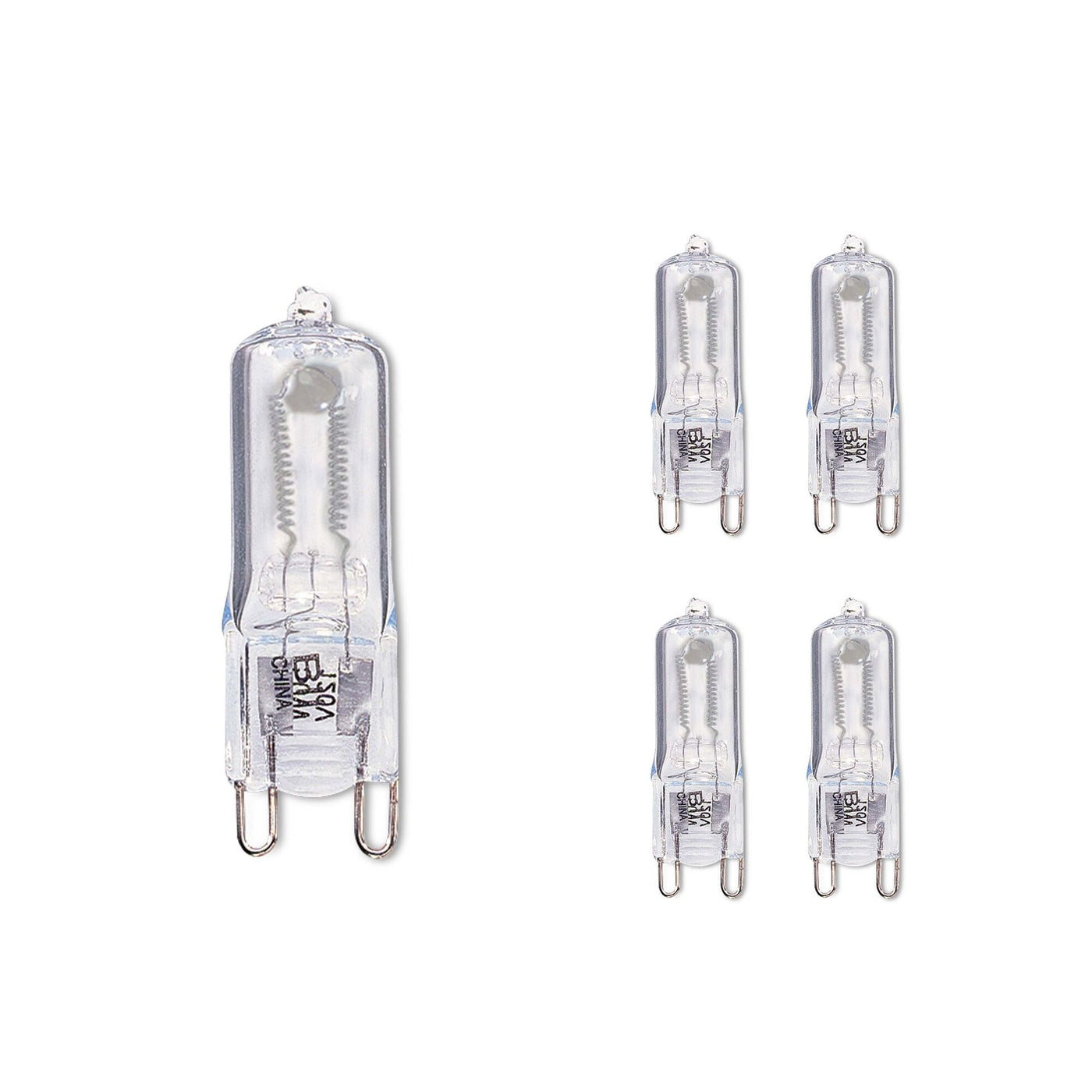 50W T4 Jcd Halogen Clear G9-5PK Bulb Bulbrite