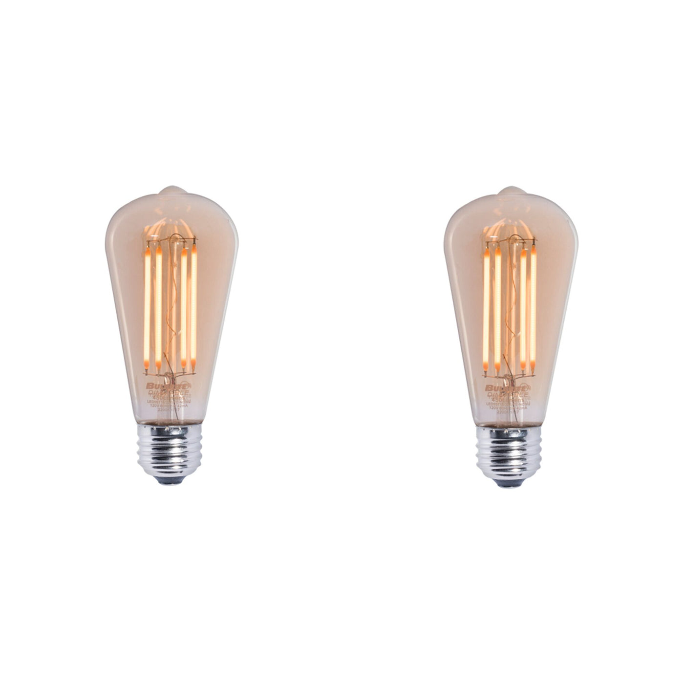 5W LED ST18 2200K Filament Nostalgic Fully Compatible DIMMING-2PK Bulb Bulbrite