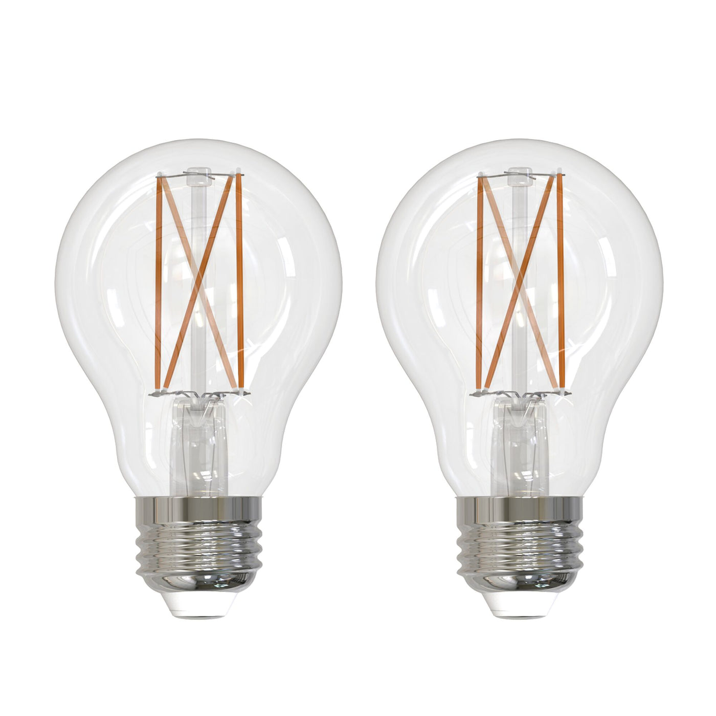 5W LED A19 2700K Filament Fully Compatible DIMMING-2PK Bulb Bulbrite