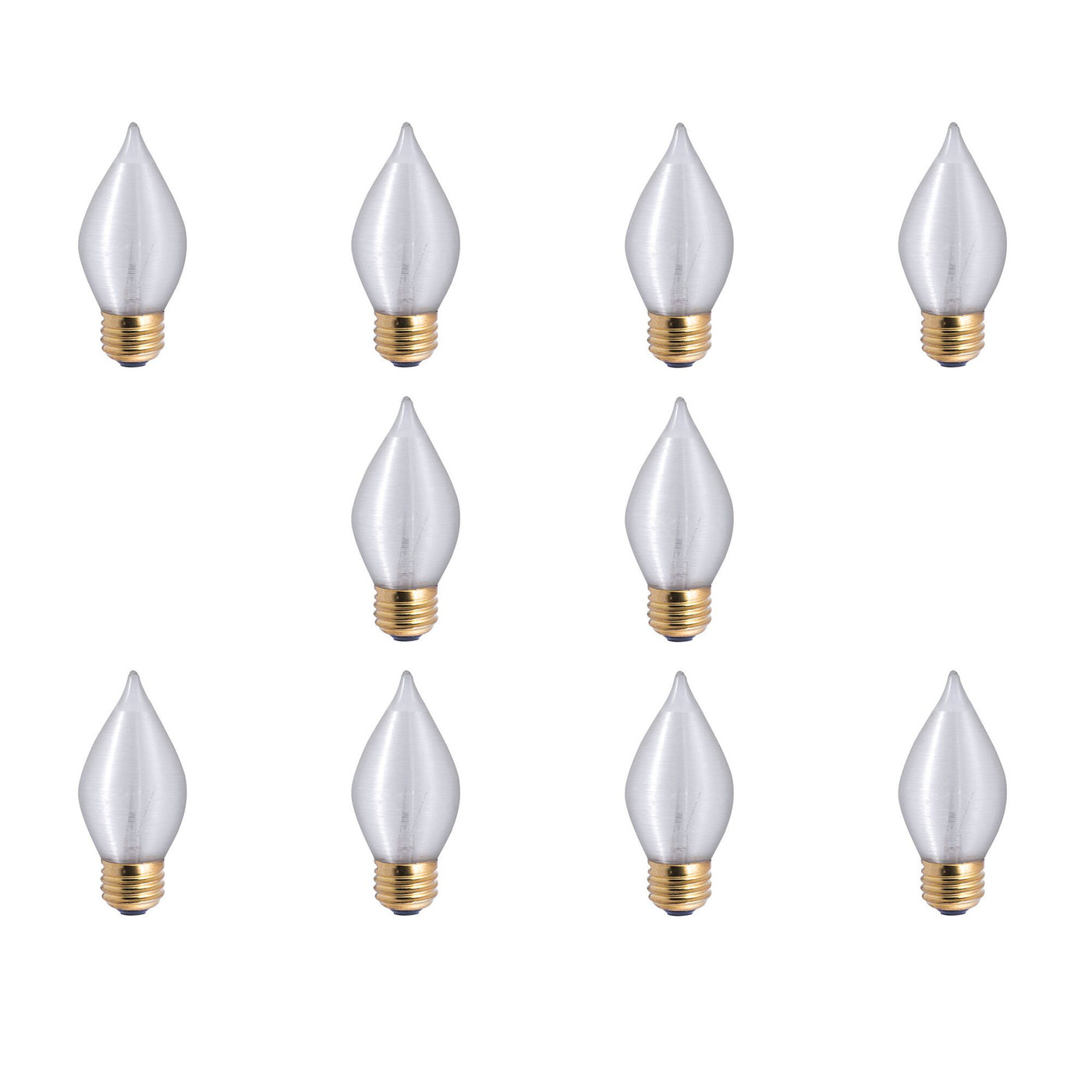 25W C15 Spunlite Satin E26 130V-10PK Bulb Bulbrite