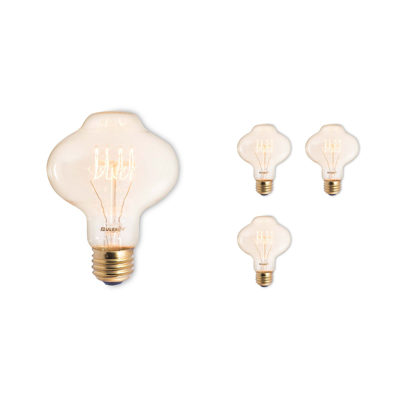 40W BT27 Nostalgic Loop E26 130V-4PK Bulb Bulbrite