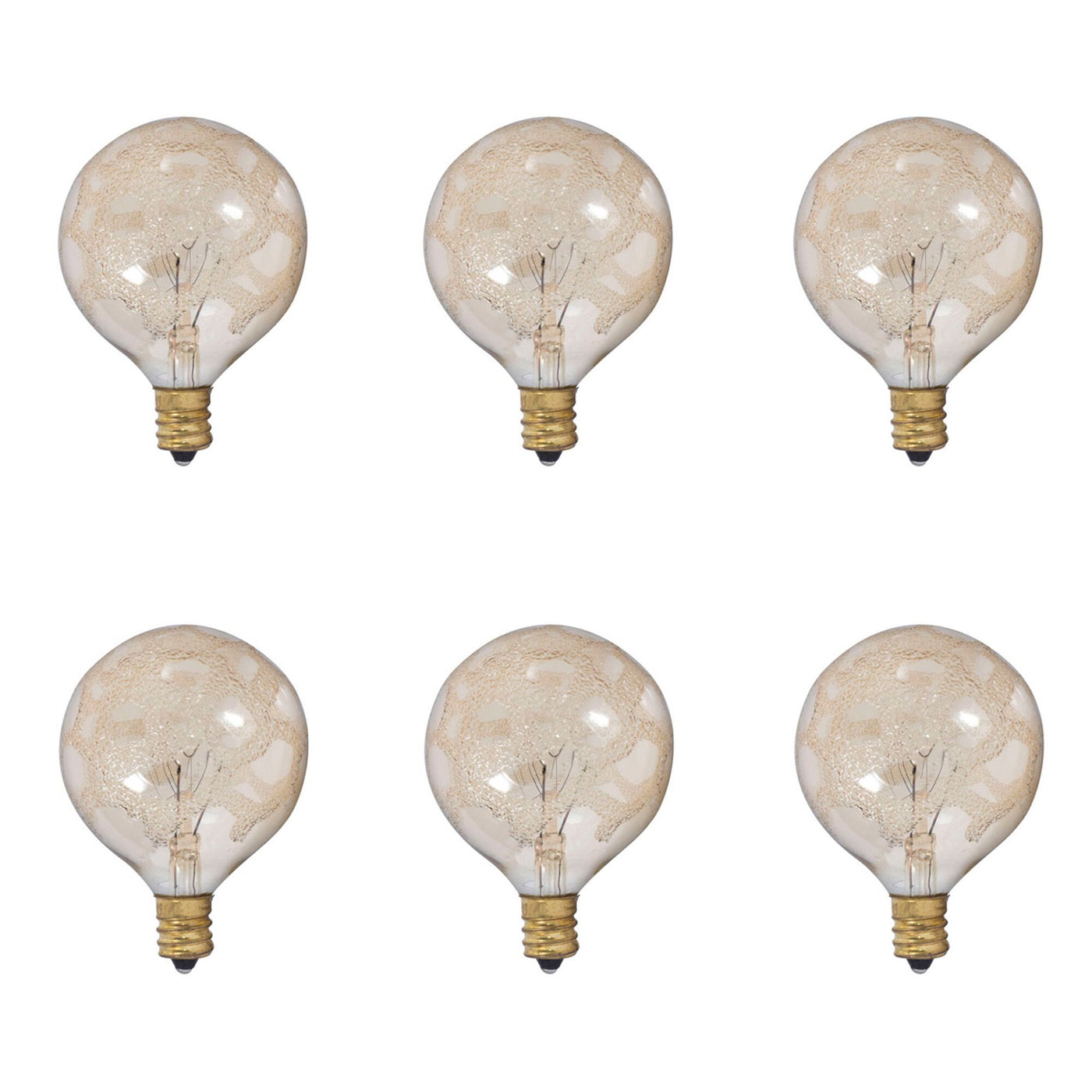 25W G16 Amber Marble E12 120V-6PK Bulb Bulbrite