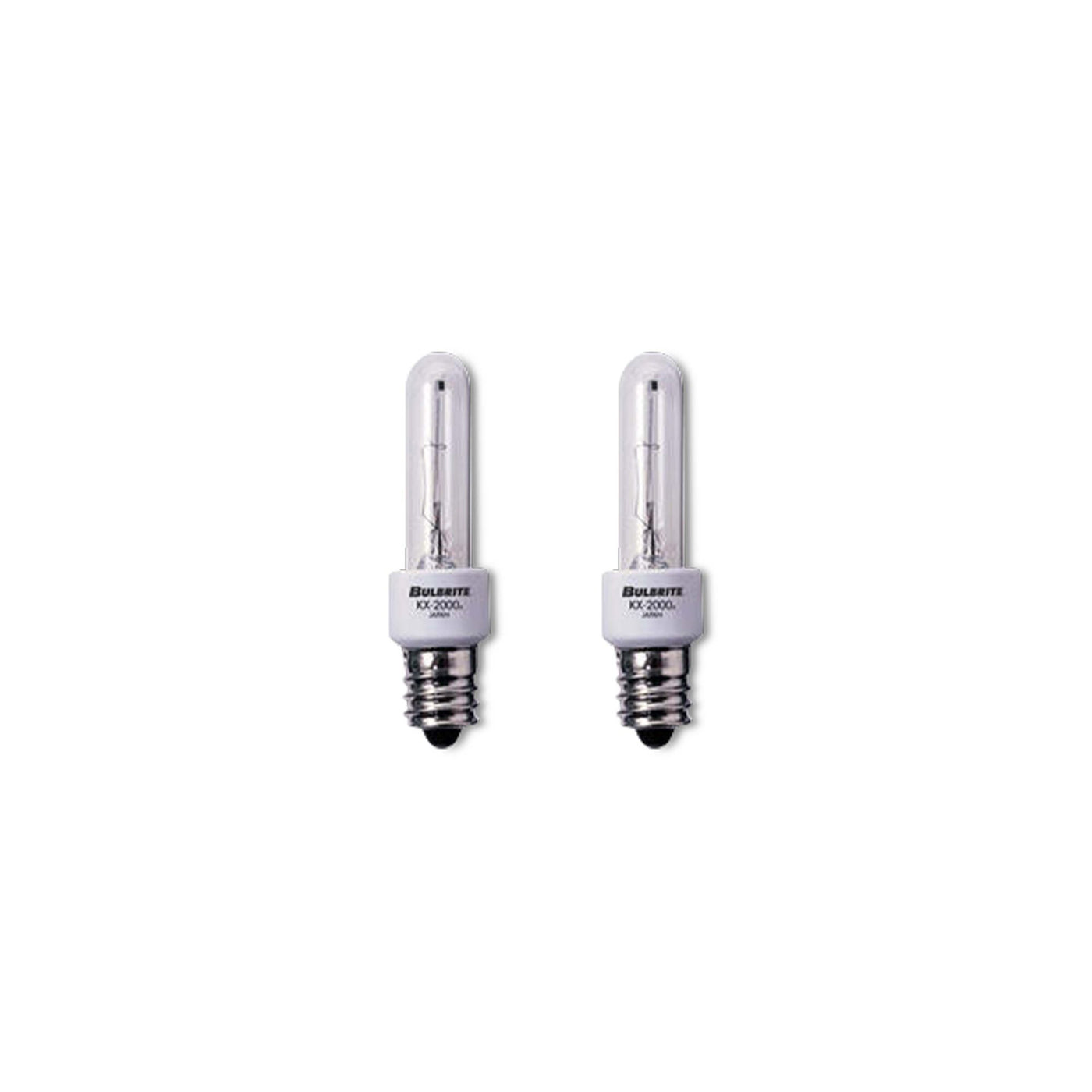 20W T3 KX2000 Frost E12 120V-2PK Bulb Bulbrite