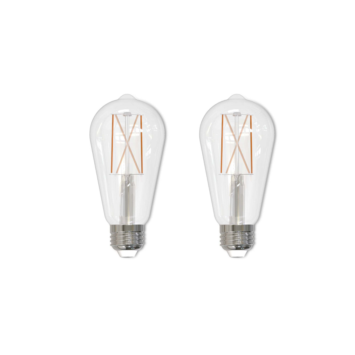 Bulbrite 60W Pack of 2 E26 Base Bulbs (Soft White Light)