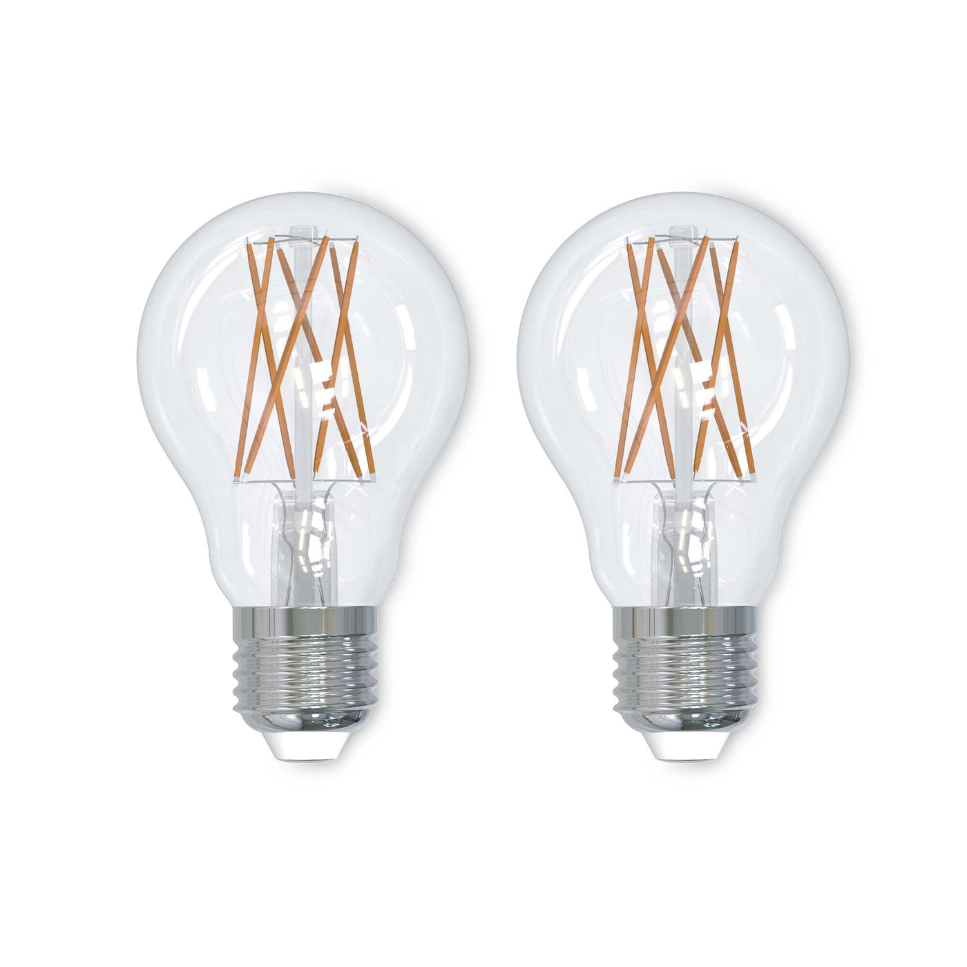 9W LED A19 3000K Filament E26 Fully Compatible DIMMING-2PK Bulb Bulbrite