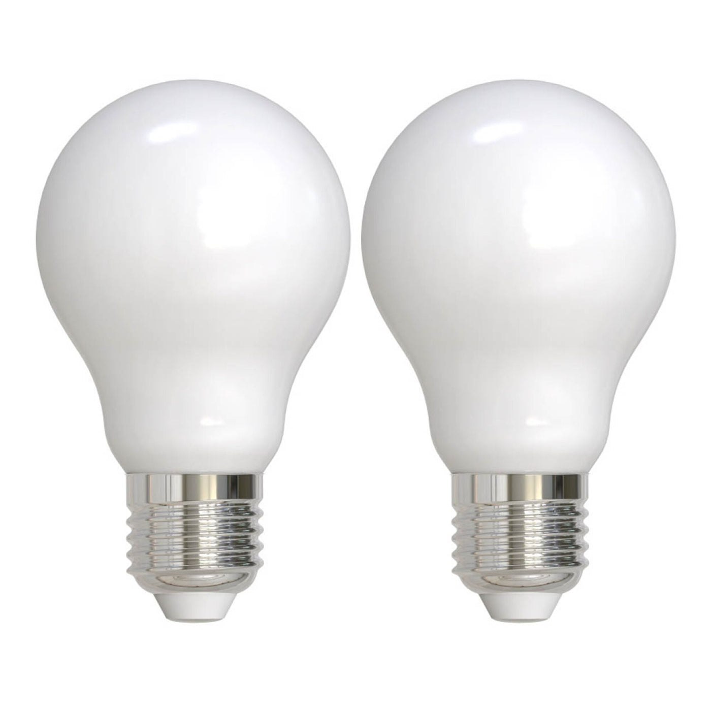 9W LED A19 2700K Filament Milky E26 Fully Compatible DIMMING-2PK Bulb Bulbrite