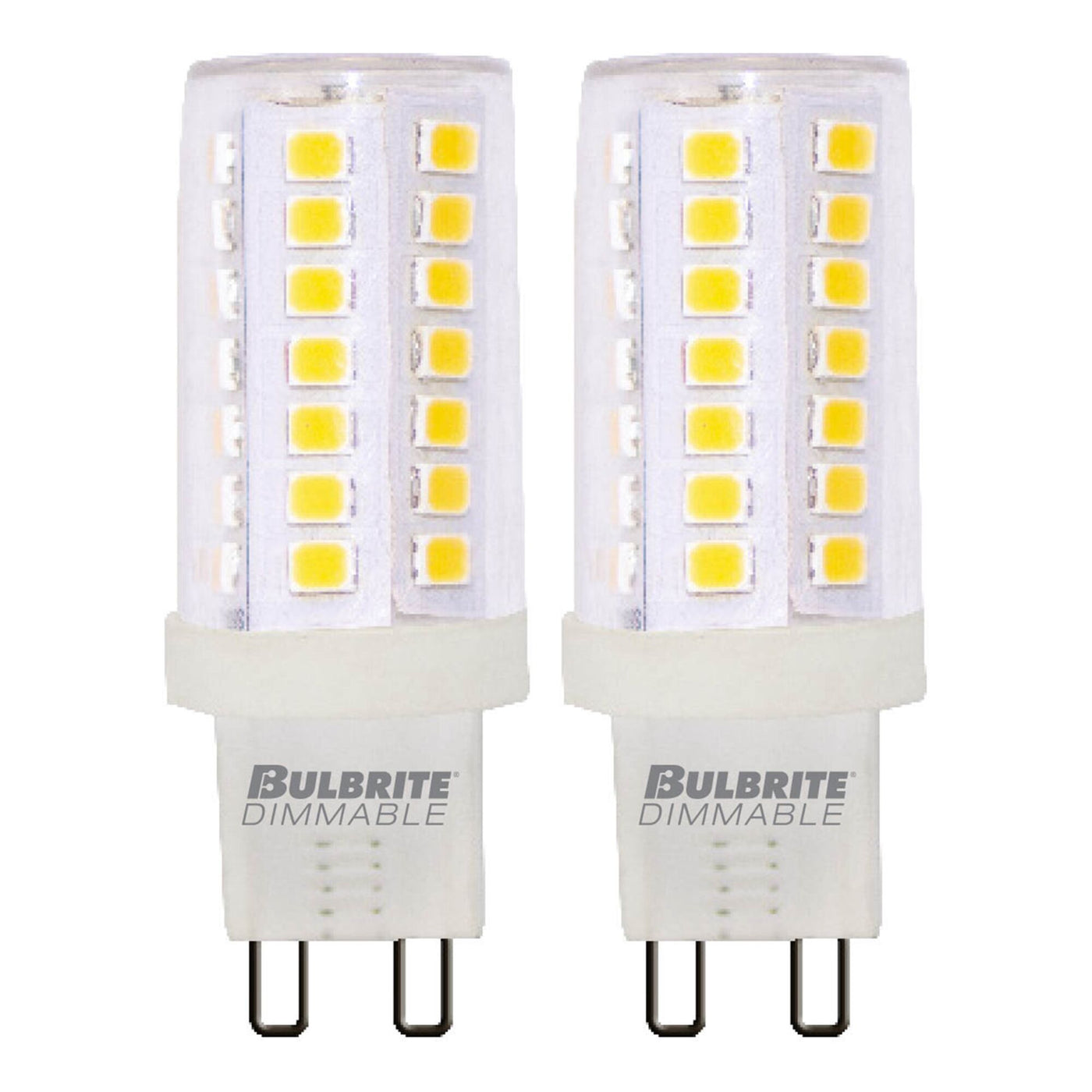 5W LED G9 Clear 2700K Dimmable 120V-2PK Bulb Bulbrite