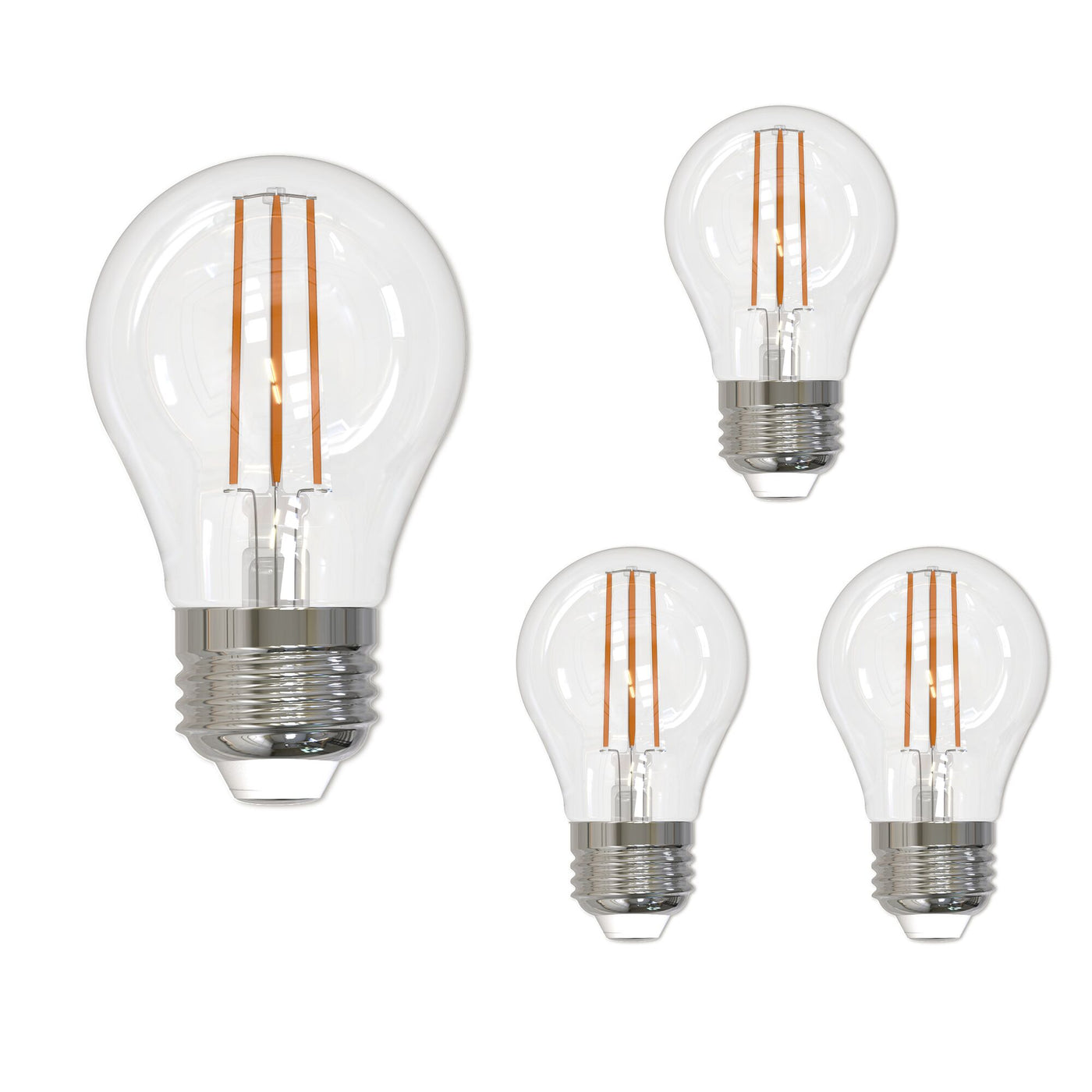 7W LED A15 2700K Filament Basics Dimmable 4PK Bulb Bulbrite