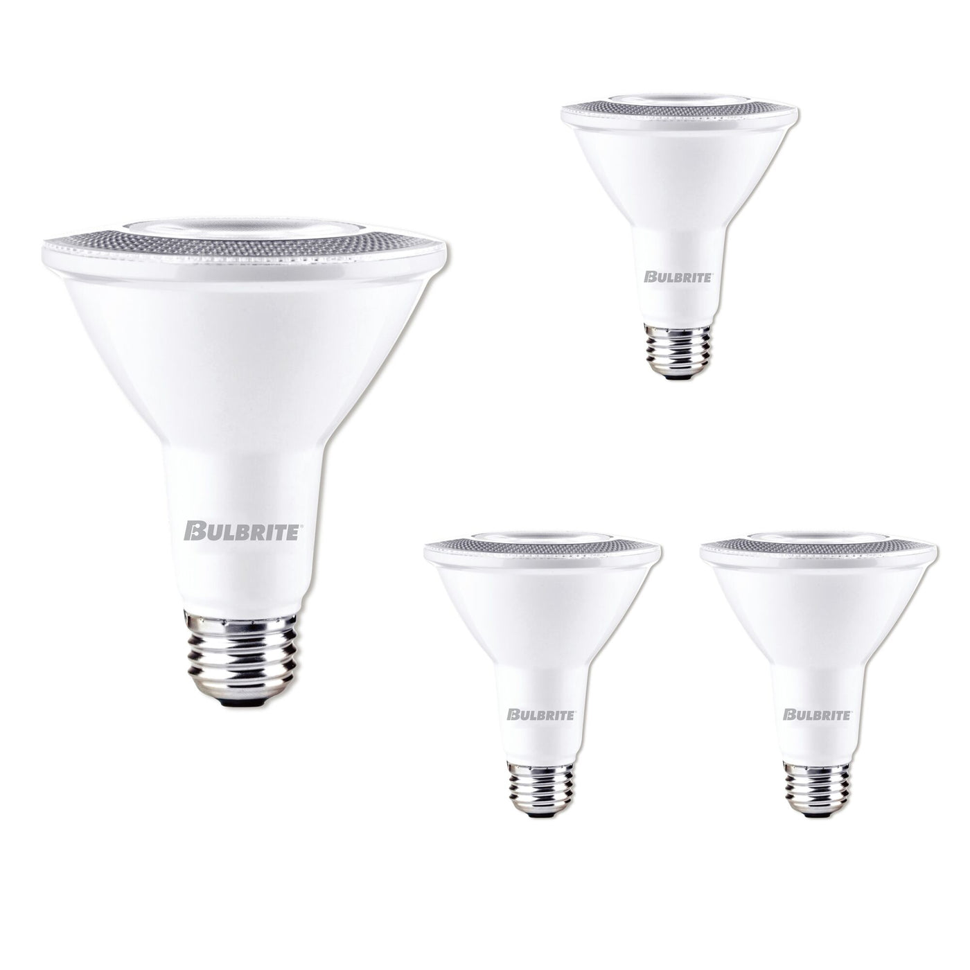 10W LED PAR30 Long Neck 3000K 80CRI Basics Flood Wet DIMMABLE-4PK Bulb Bulbrite