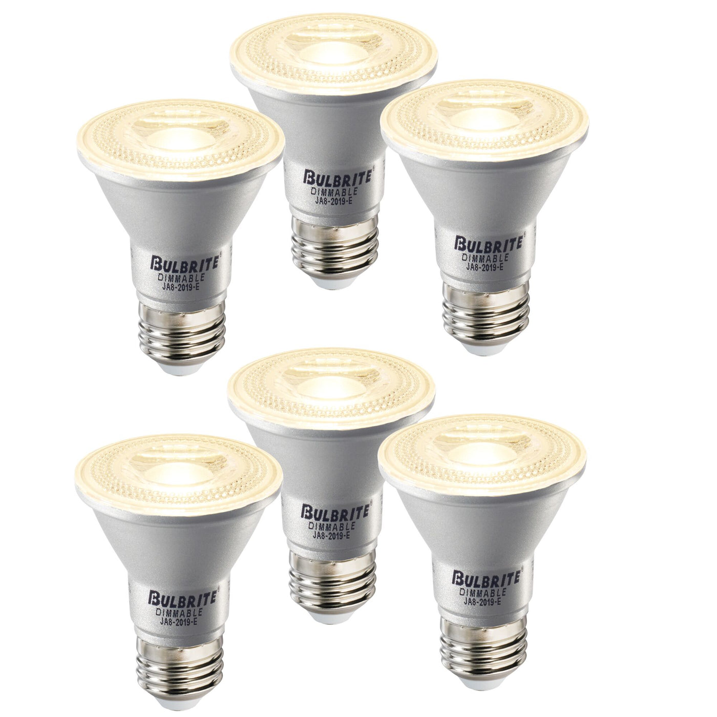 6.5W LED PAR20 2700K 90CRI Flood Wet DIMMABLE-6PK Bulb Bulbrite