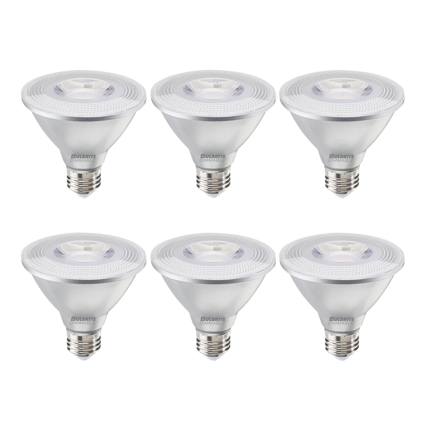 10W LED PAR30 Short Neck 2700K 90CRI N.flood Wet DIMMABLE-6PK Bulb Bulbrite