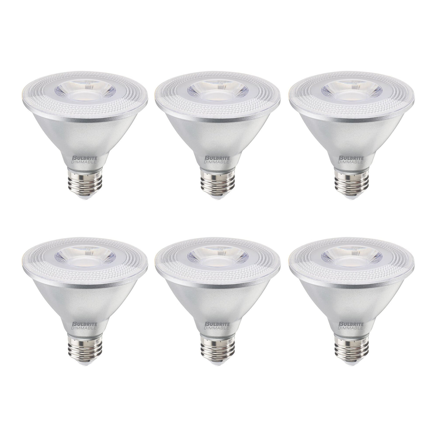 10W LED PAR30 Short Neck 3000K 90CRI Flood Wet DIMMABLE-6PK Bulb Bulbrite