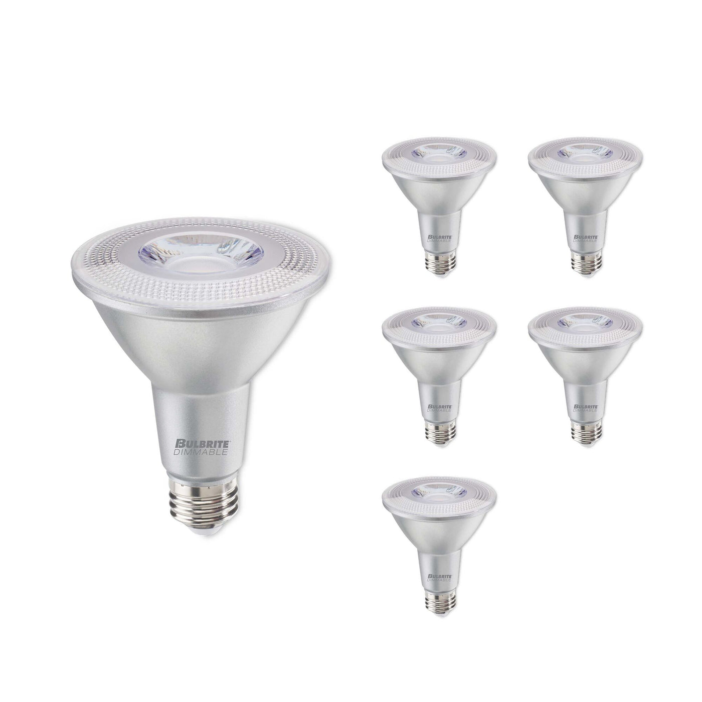 10W LED PAR30 Long Neck 3000K 90CRI Flood Wet DIMMABLE-6PK Bulb Bulbrite