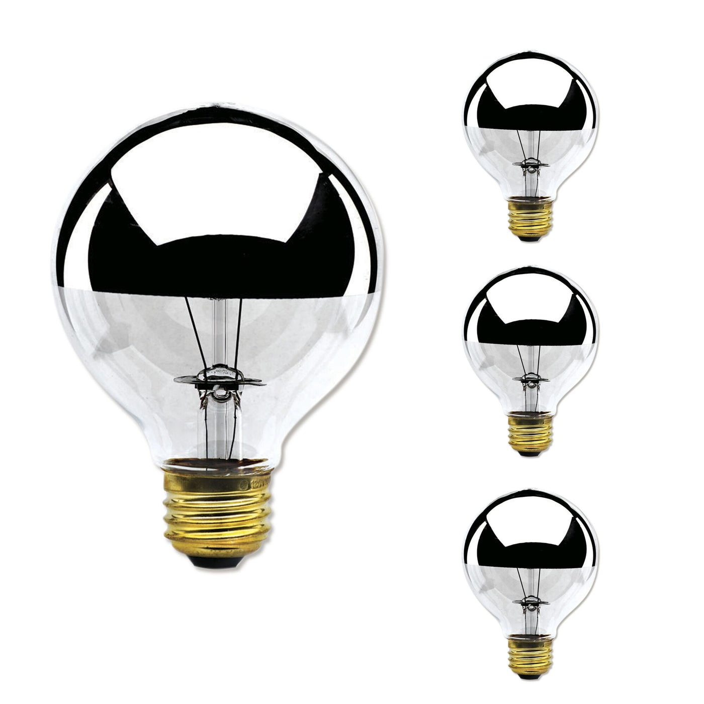 *SP.ORDER*40W G25 Half Mirror E26 120V 6PK Bulb Bulbrite