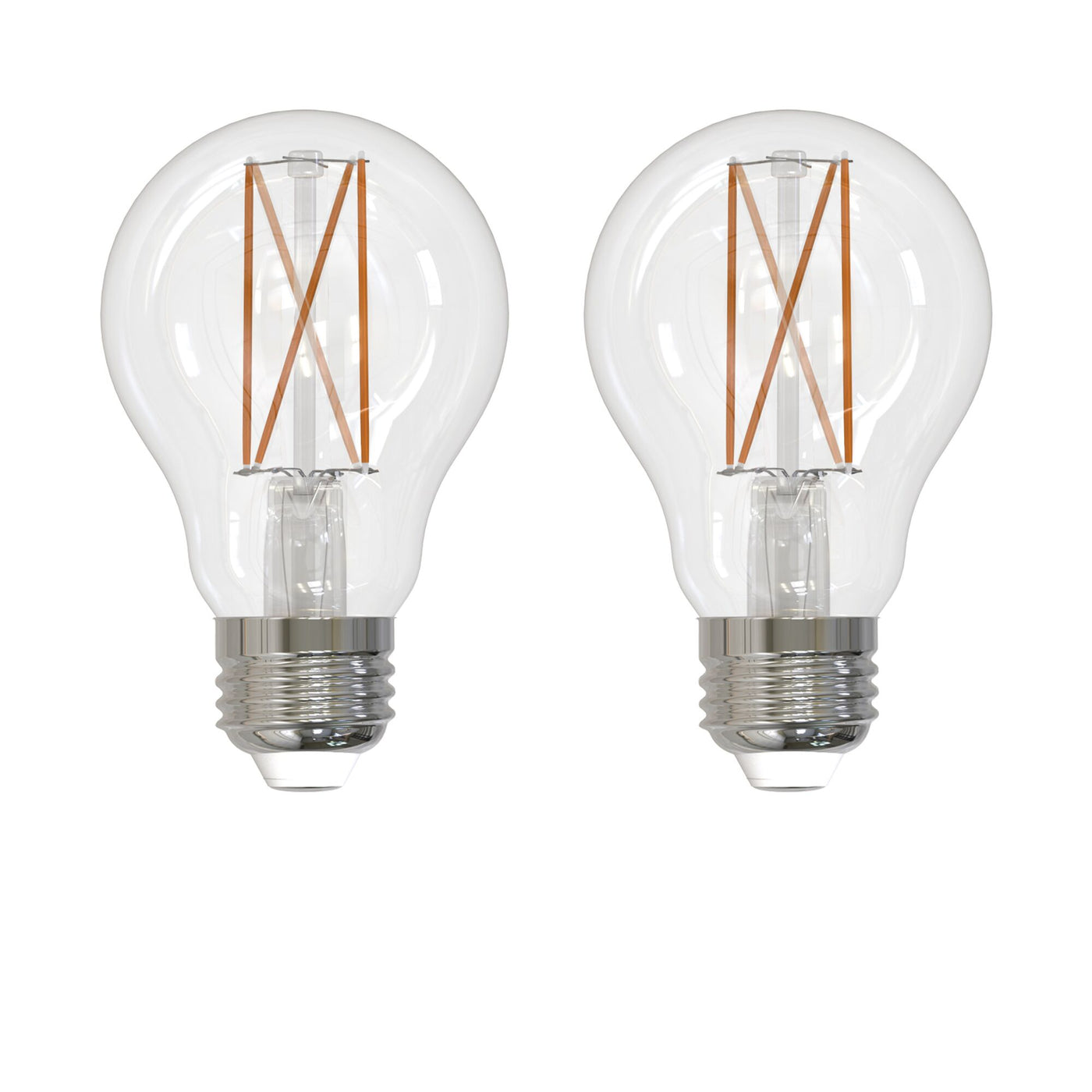 8.5W LED A19 3000K Filament Fully Compatible Dimming JA8-2PK Bulb Bulbrite