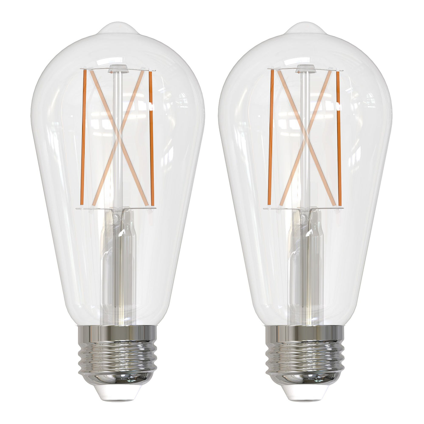 8.5W LED ST18 2700K Filament Fully Compatible Dimming JA8-2PK Bulb Bulbrite