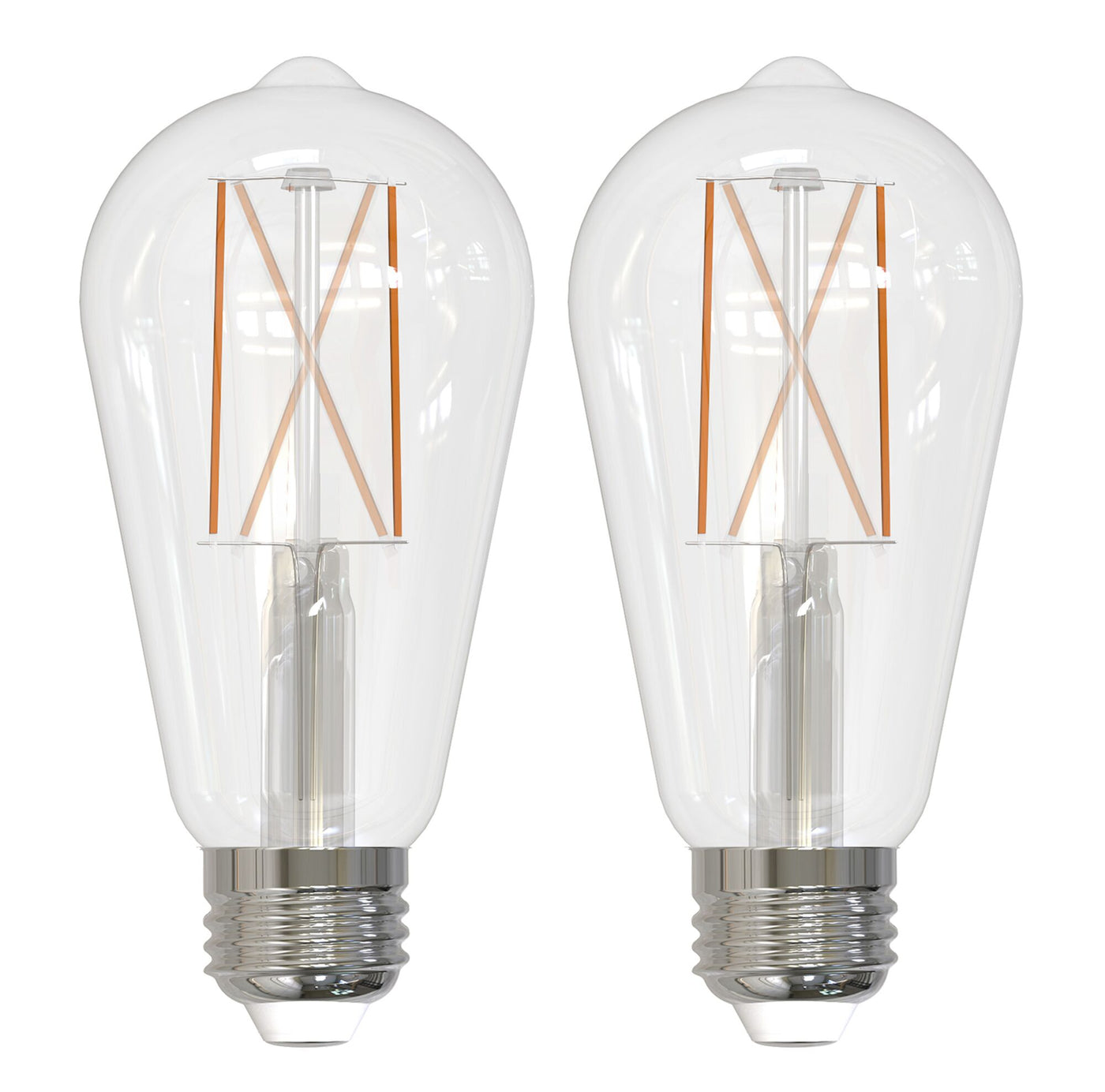 8.5W LED ST18 3000K Filament Fully Compatible Dimming JA8-2PK Bulb Bulbrite