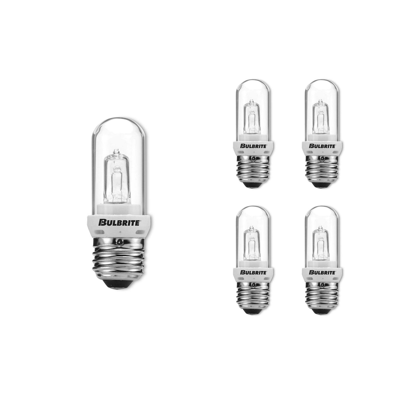 75W T8 Jdd Halogen Dbl-env. Clear E26 120V-5PK Bulb Bulbrite