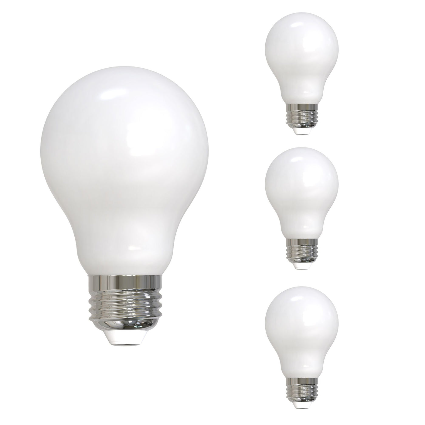 60W Pack of 4 E26 Base Bulbs (Cool White Light) Bulb Bulbrite