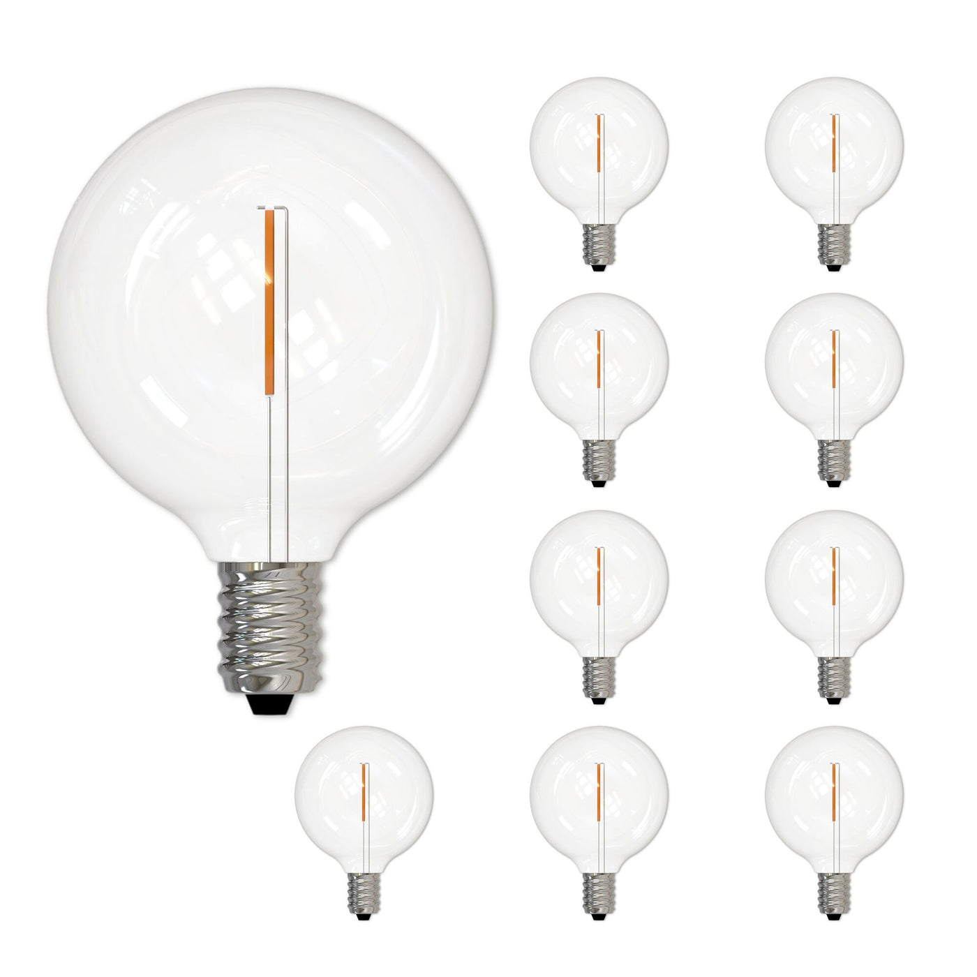 1W LED G16 2700K Filament 10PK Bulb Bulbrite