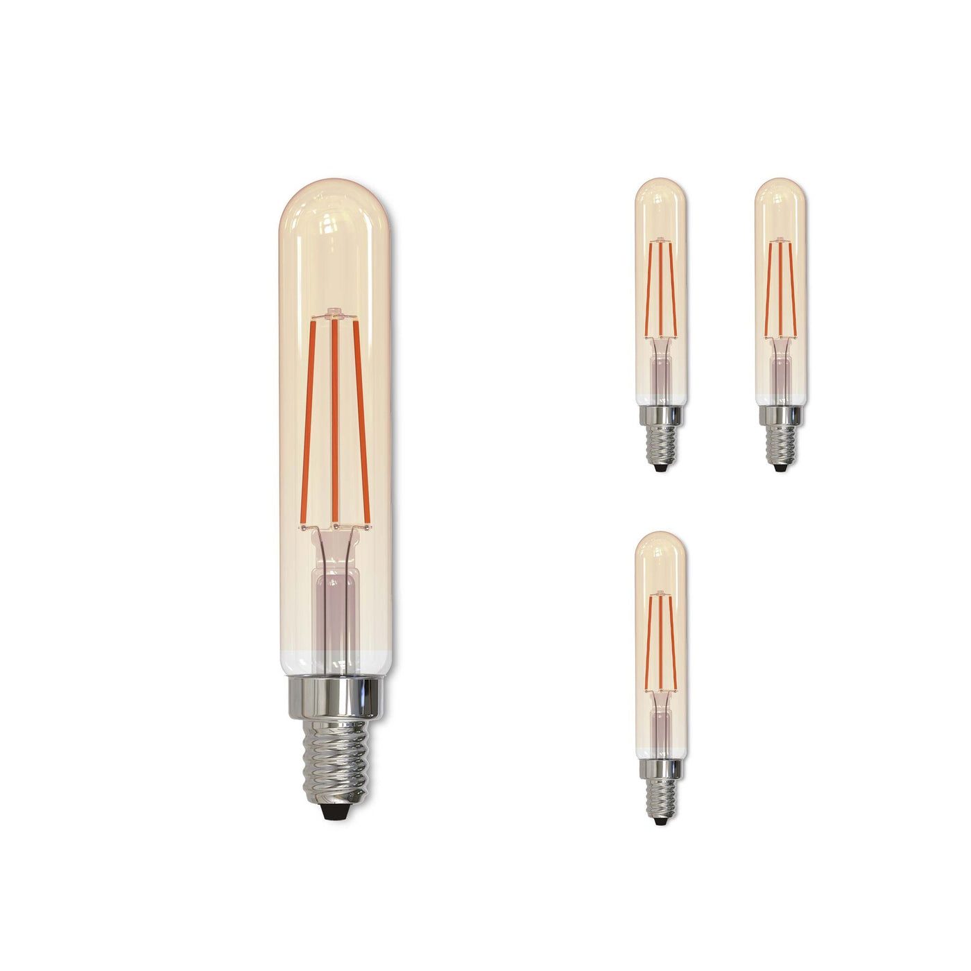 5W LED T8 2100K Dimmable FILAMENT-4PK Bulb Bulbrite