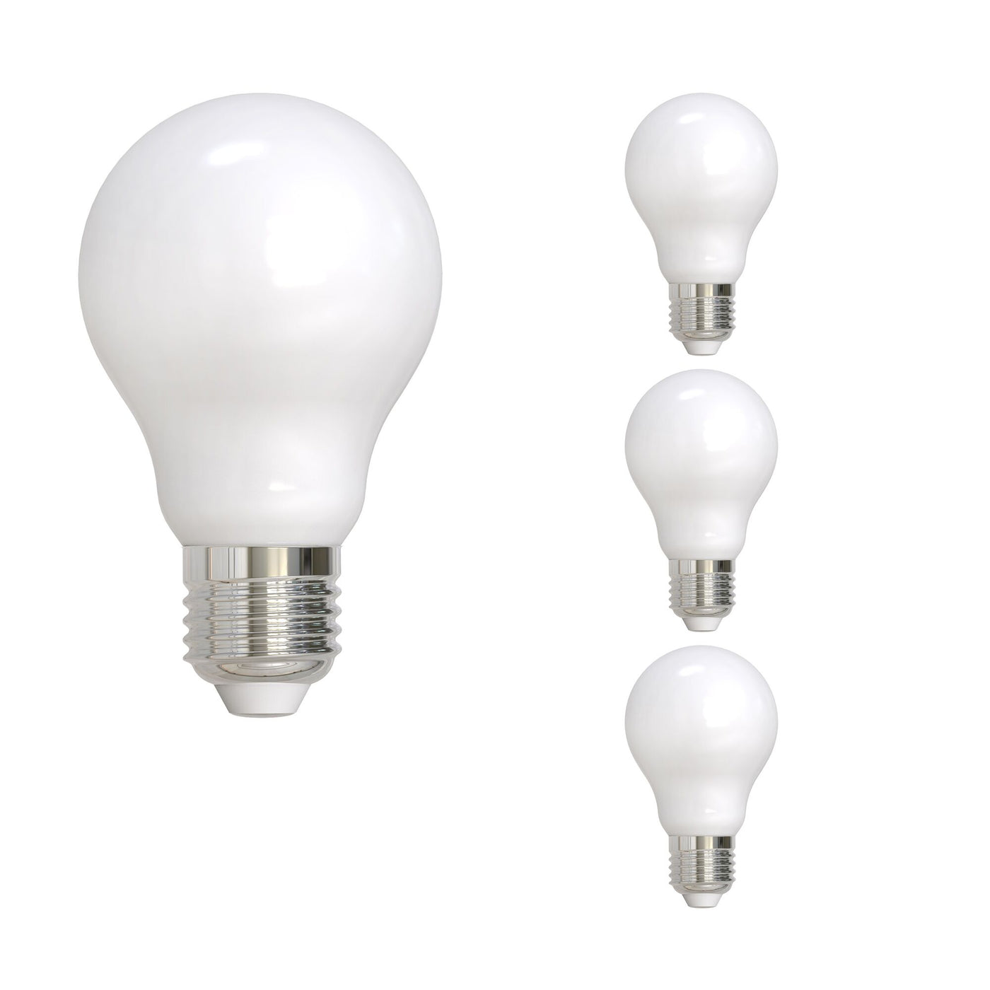 7W LED A19 2700K Filament Milky E26 DIM-4PK Bulb Bulbrite