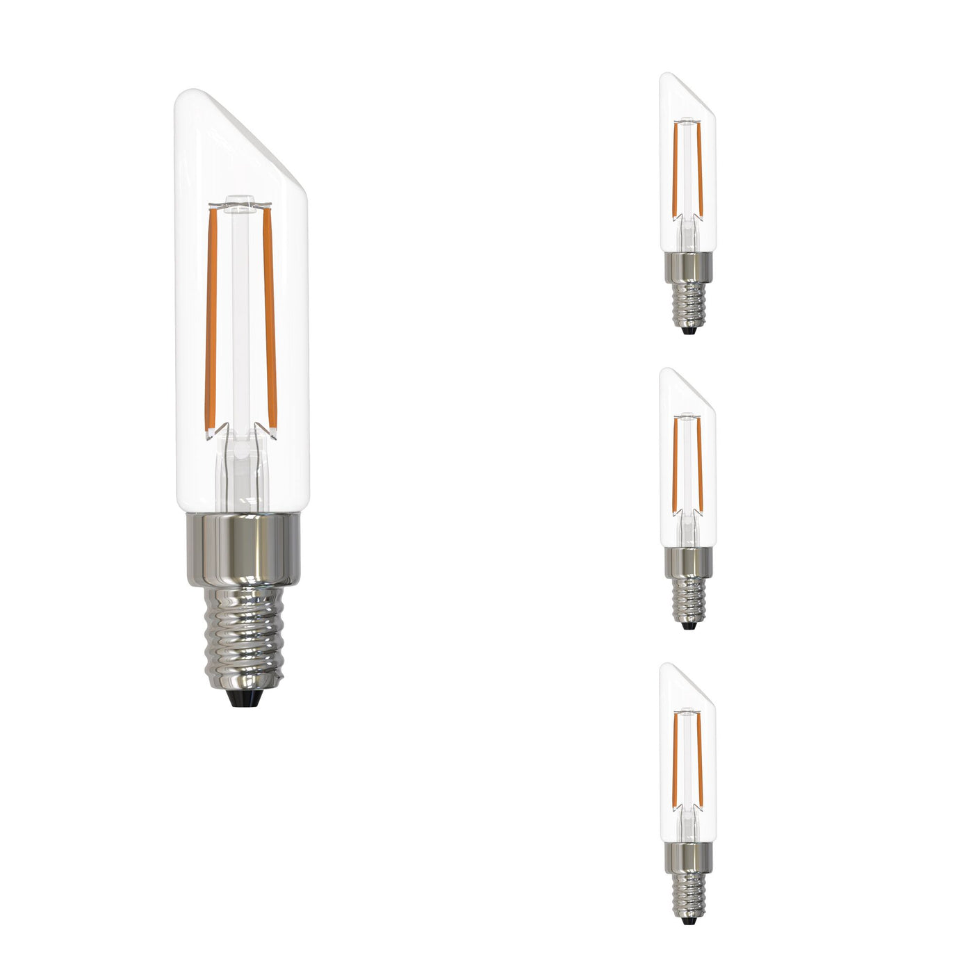 40W Pack of 4 E12 Base Bulbs (Warm White Light) Bulb Bulbrite