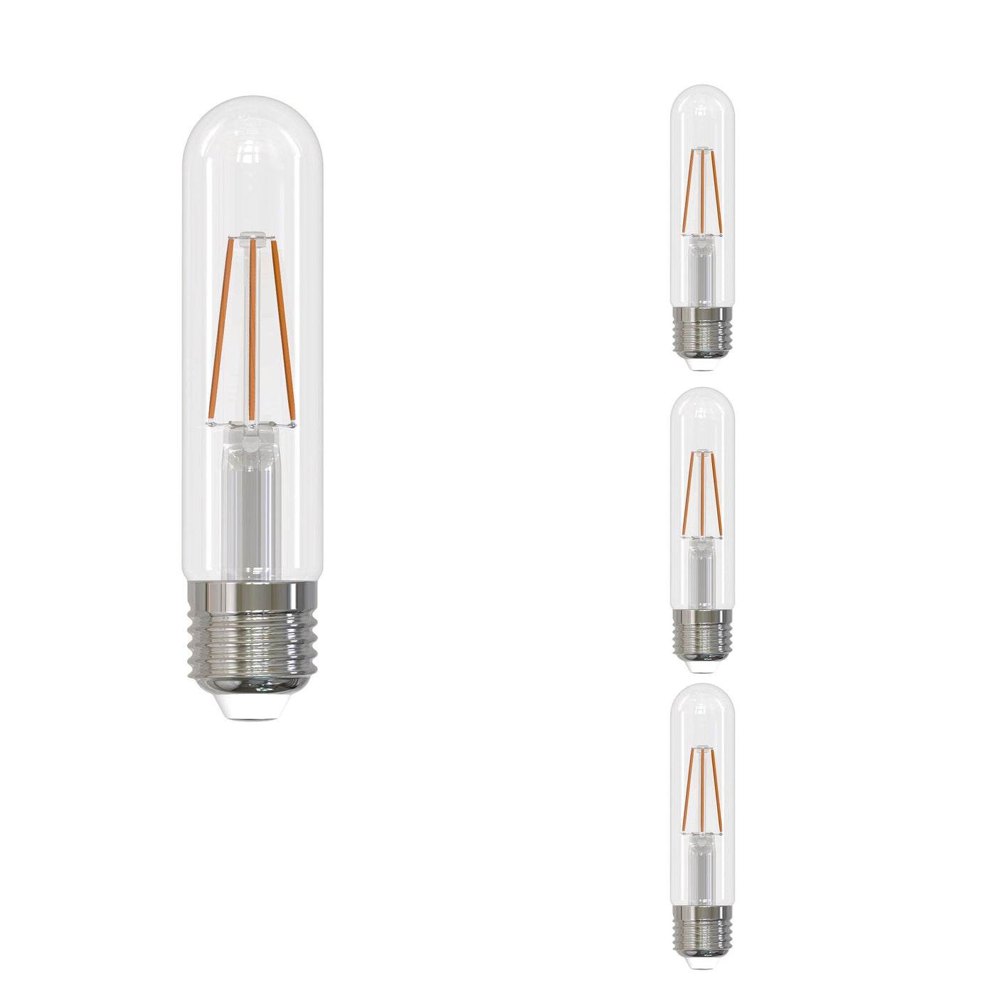 5W LED T9 5" 2700K Filament E26 Fully Compatible Dimming JA8-4PK Bulb Bulbrite