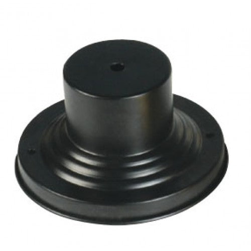 Black Outdoor Pier Mount Adapter