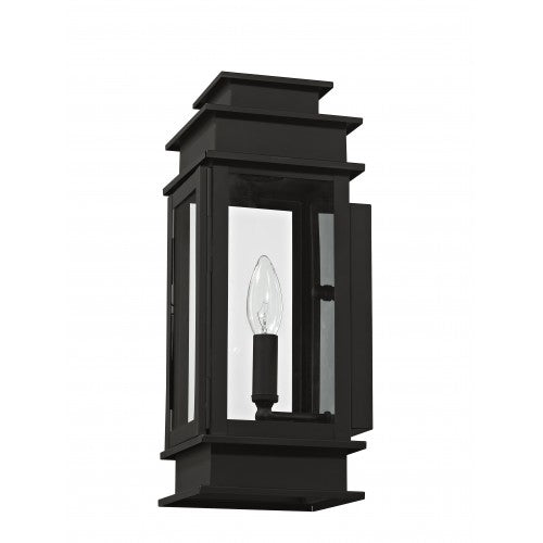 1 Light Black Outdoor Wall Lantern Lantern Livex
