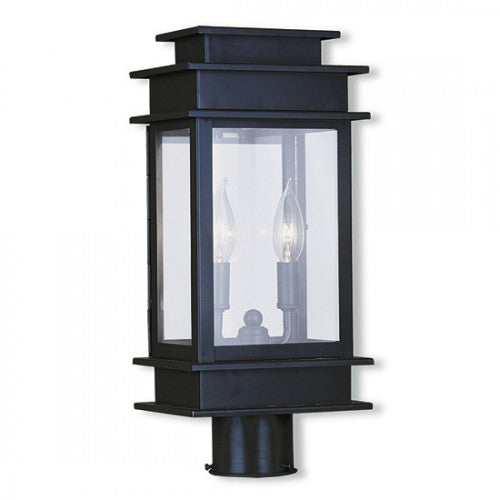 2 Light Bronze Outdoor Post Top Lantern