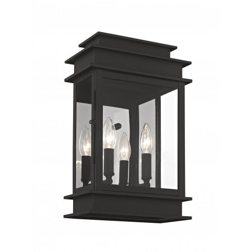 2 Light Black Outdoor Wall Lantern Lantern Livex