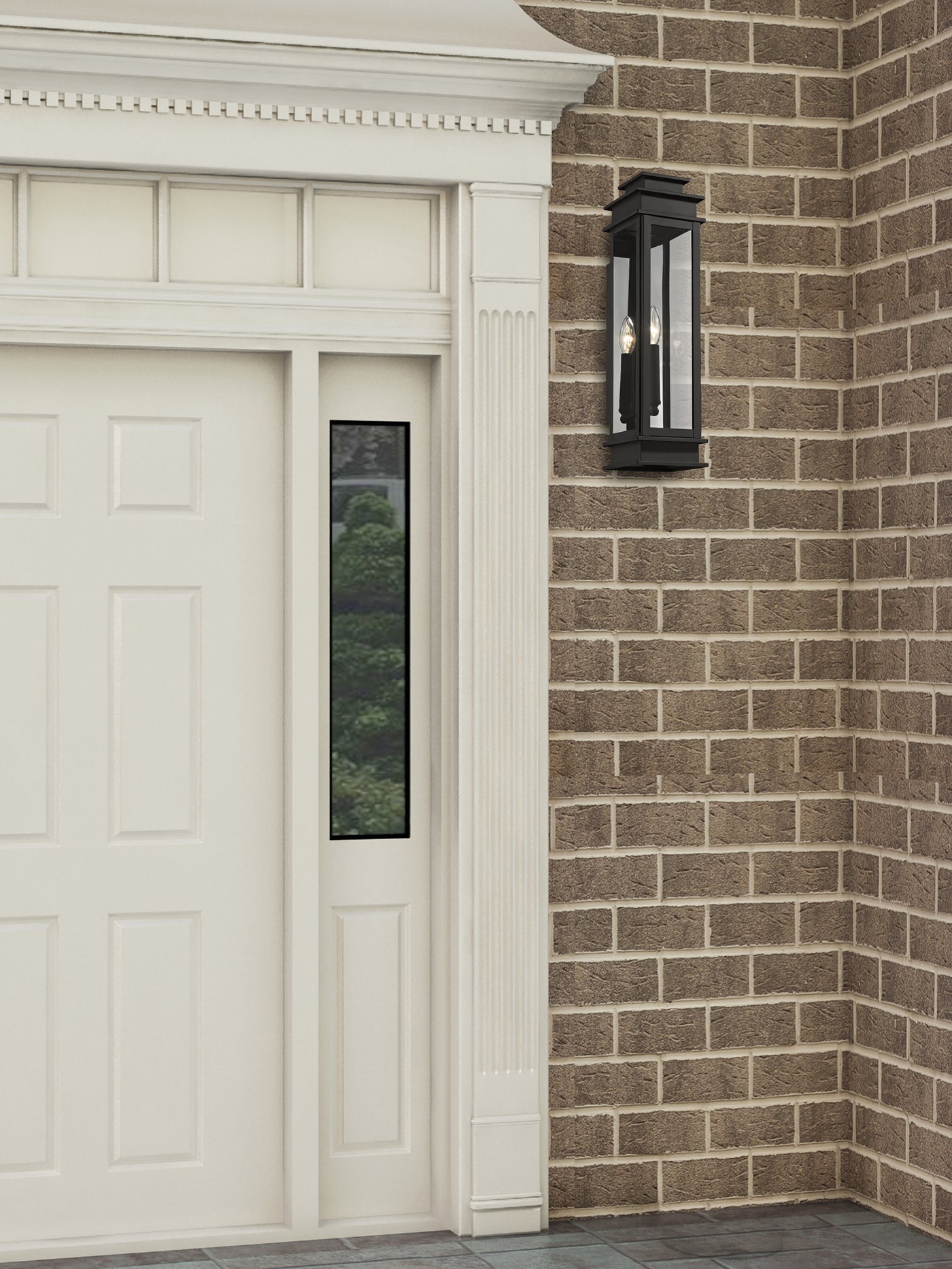 1 Light Black Outdoor Wall Lantern Lantern Livex