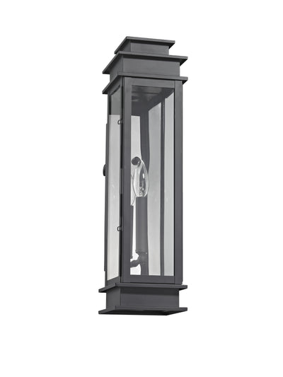 1 Light Black Outdoor Wall Lantern Lantern Livex