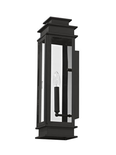 1 Light Black Outdoor Wall Lantern Lantern Livex