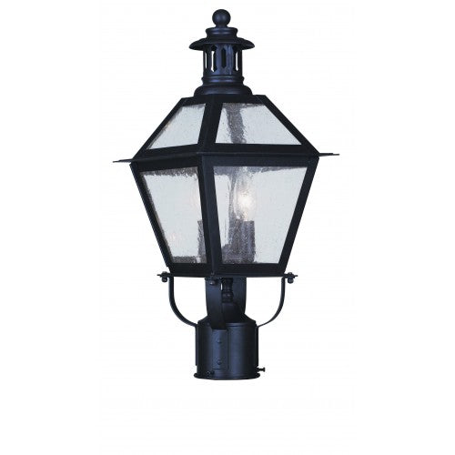 2 Light Bronze Outdoor Post Lantern Post Livex