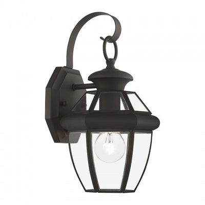 1 Light Bronze Outdoor Wall Lantern Lantern Livex