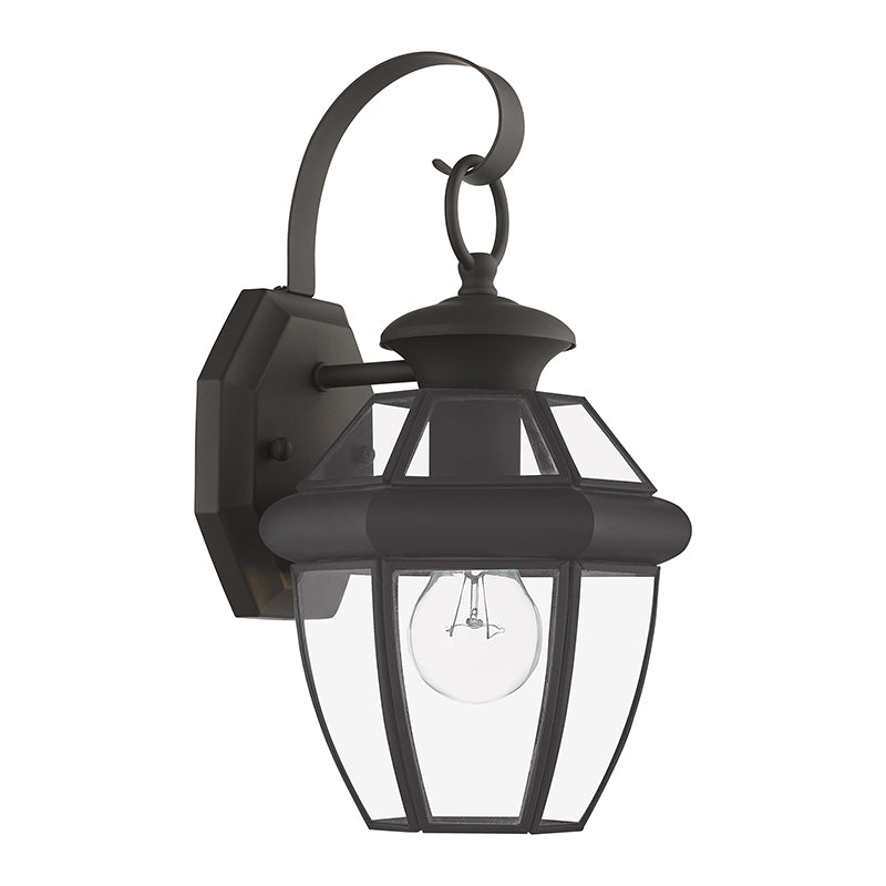 1 Light Bronze Outdoor Wall Lantern Lantern Livex