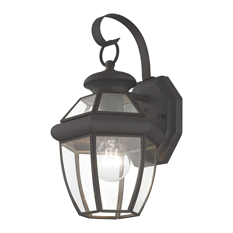 1 Light Bronze Outdoor Wall Lantern Lantern Livex