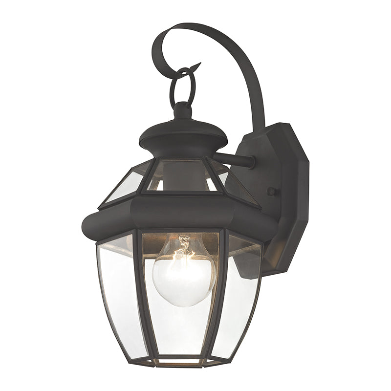 1 Light Bronze Outdoor Wall Lantern Lantern Livex