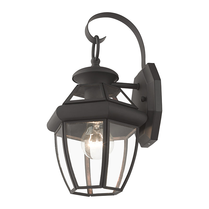 1 Light Bronze Outdoor Wall Lantern Lantern Livex