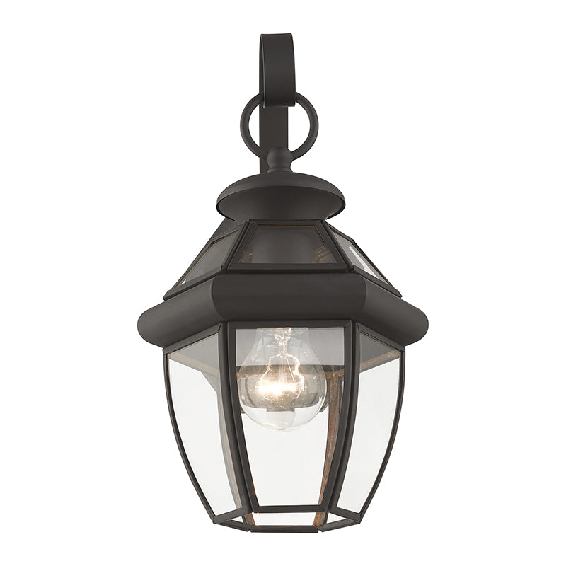 1 Light Bronze Outdoor Wall Lantern Lantern Livex
