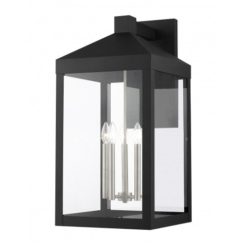 5 Light Black Outdoor Wall Lantern Exterior Livex