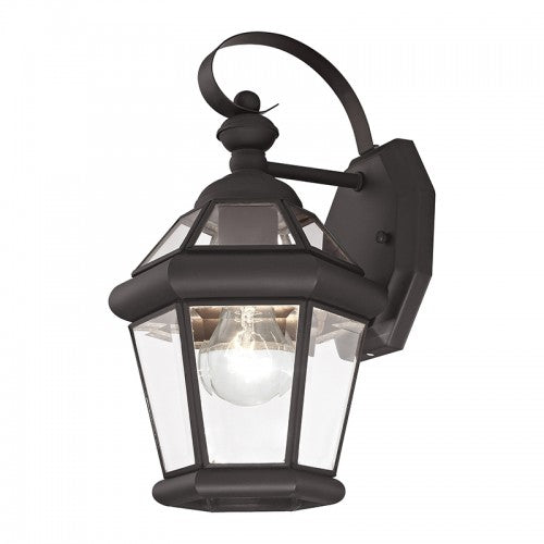 1 Light Bronze Outdoor Wall Lantern Exterior Livex